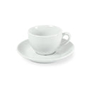 6 Coffee Cups And Saucers - Como - White
