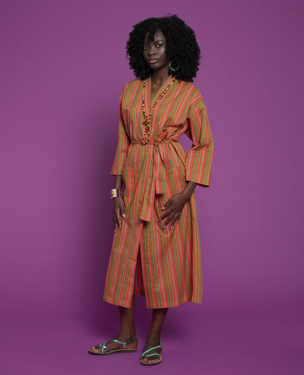 Kimono Long - Margate coral