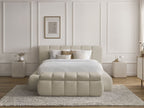 Denali - Lit Coffre - Tissu Bouclette + Bout De Lit