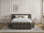 Denali - Lit Coffre - Tissu Bouclette + Bout De Lit