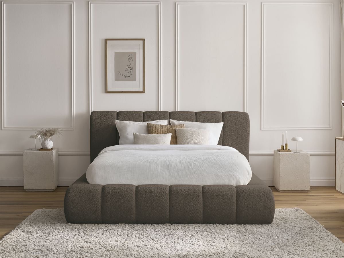 Denali - Lit Coffre - Tissu Bouclette