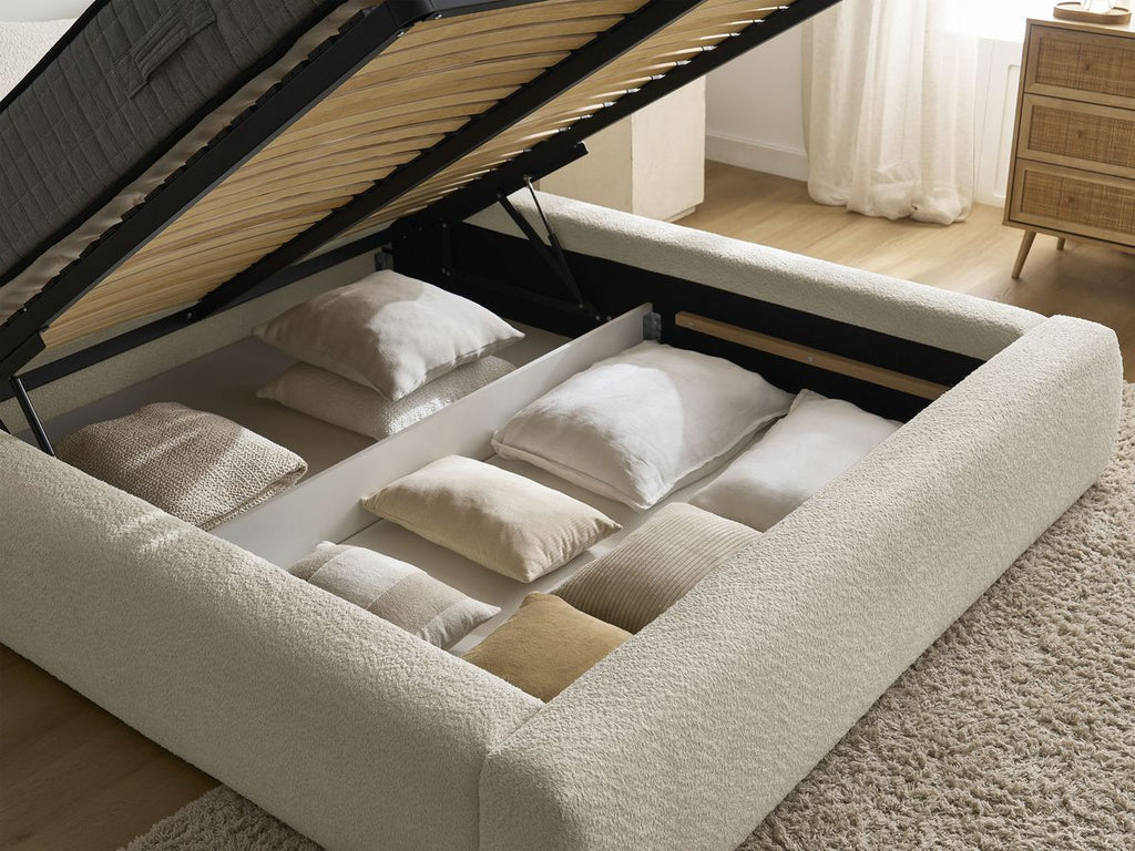 Orlane - Lit Coffre - Tissu Bouclette