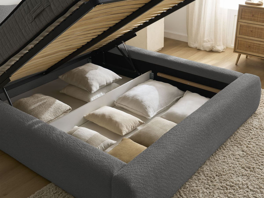 Orlane - Lit Coffre - Tissu Bouclette