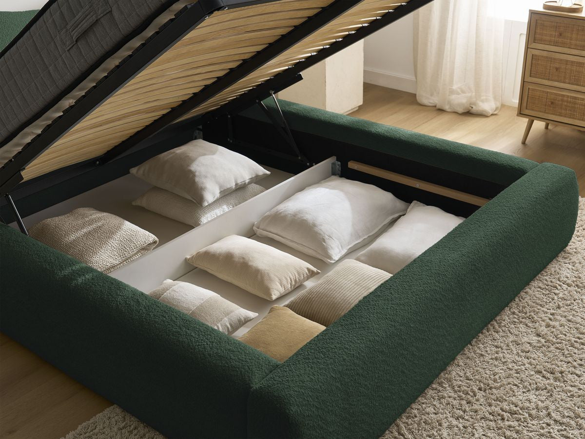 Orlane - Lit Coffre - Tissu Bouclette