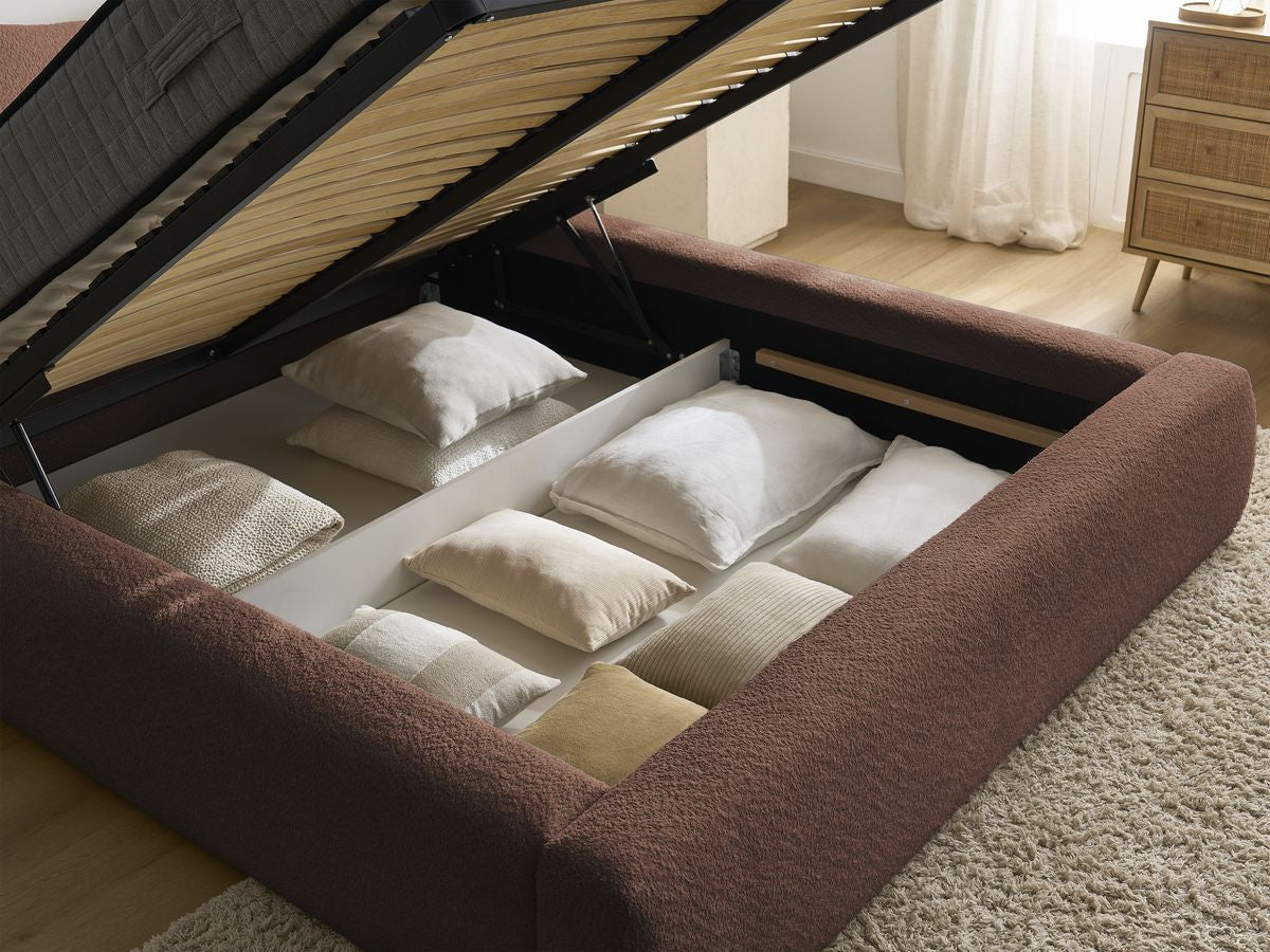 Orlane - Lit Coffre - Tissu Bouclette