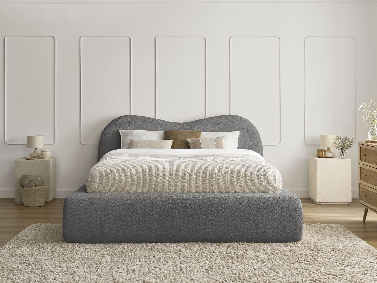 Orlane - Lit Coffre - Tissu Bouclette