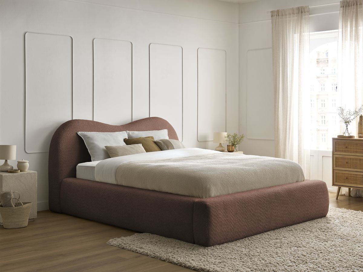 Orlane - Lit Coffre - Tissu Bouclette
