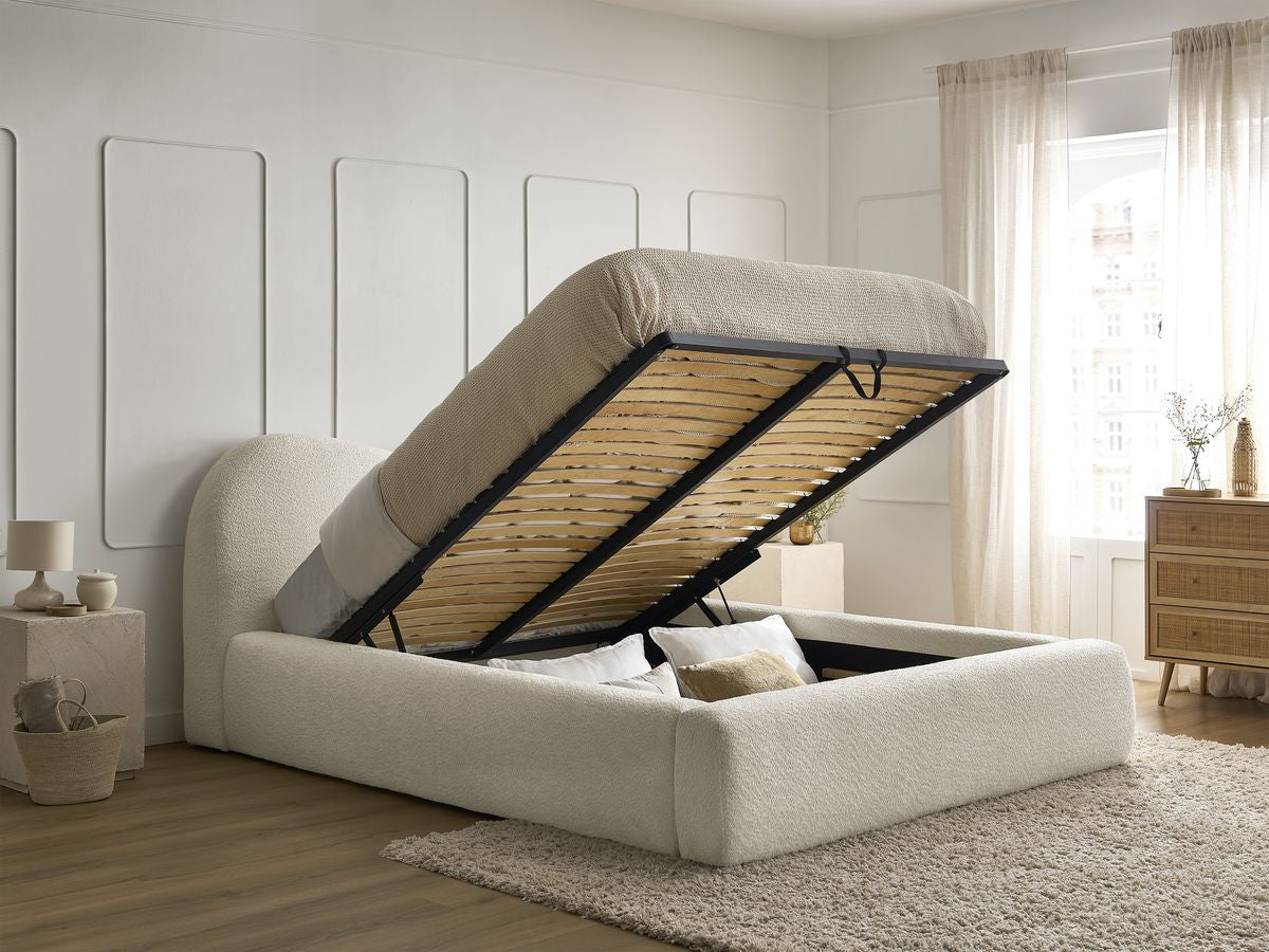 Orlane - Lit Coffre - Tissu Bouclette