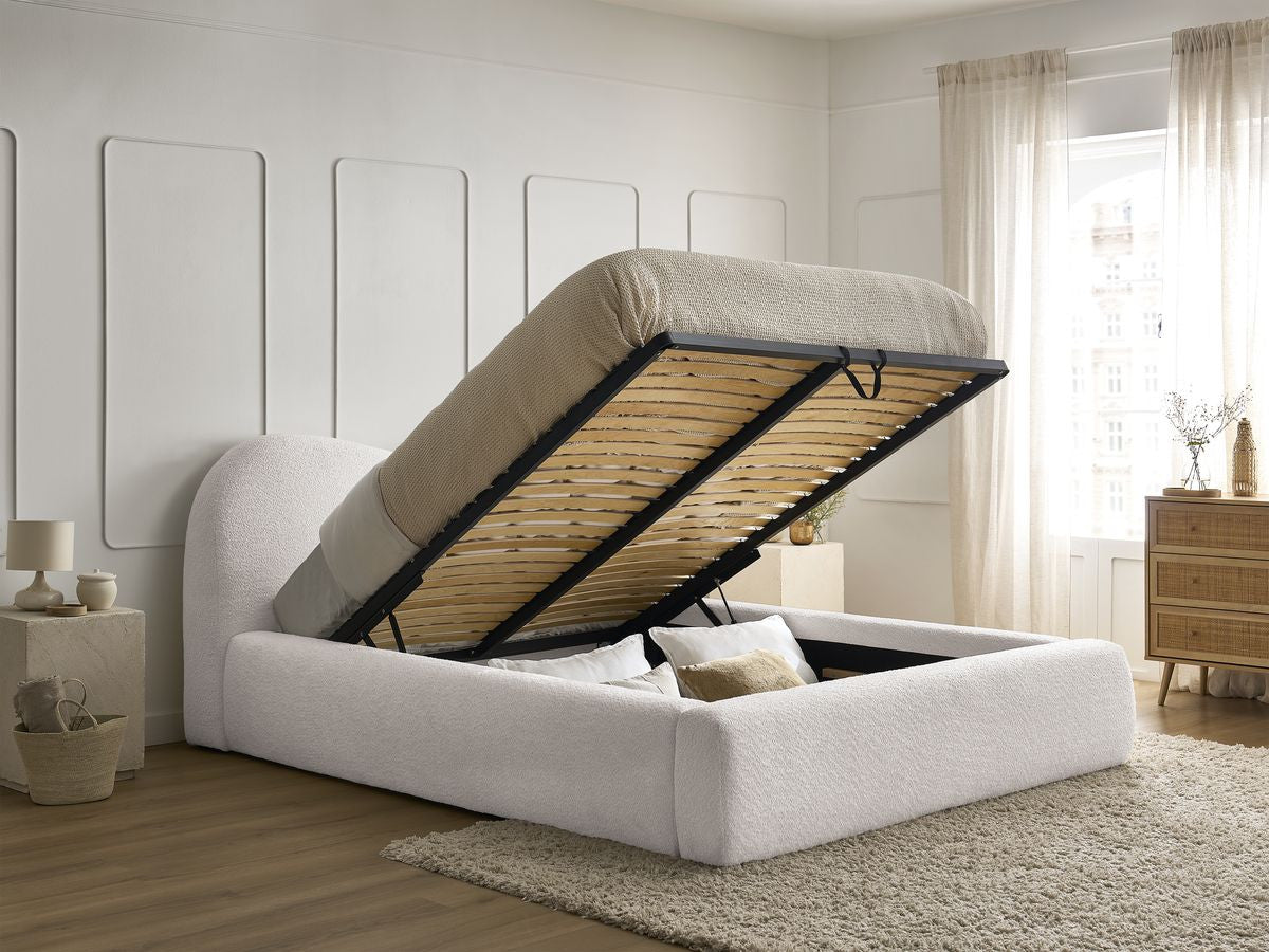 Orlane - Lit Coffre - Tissu Bouclette