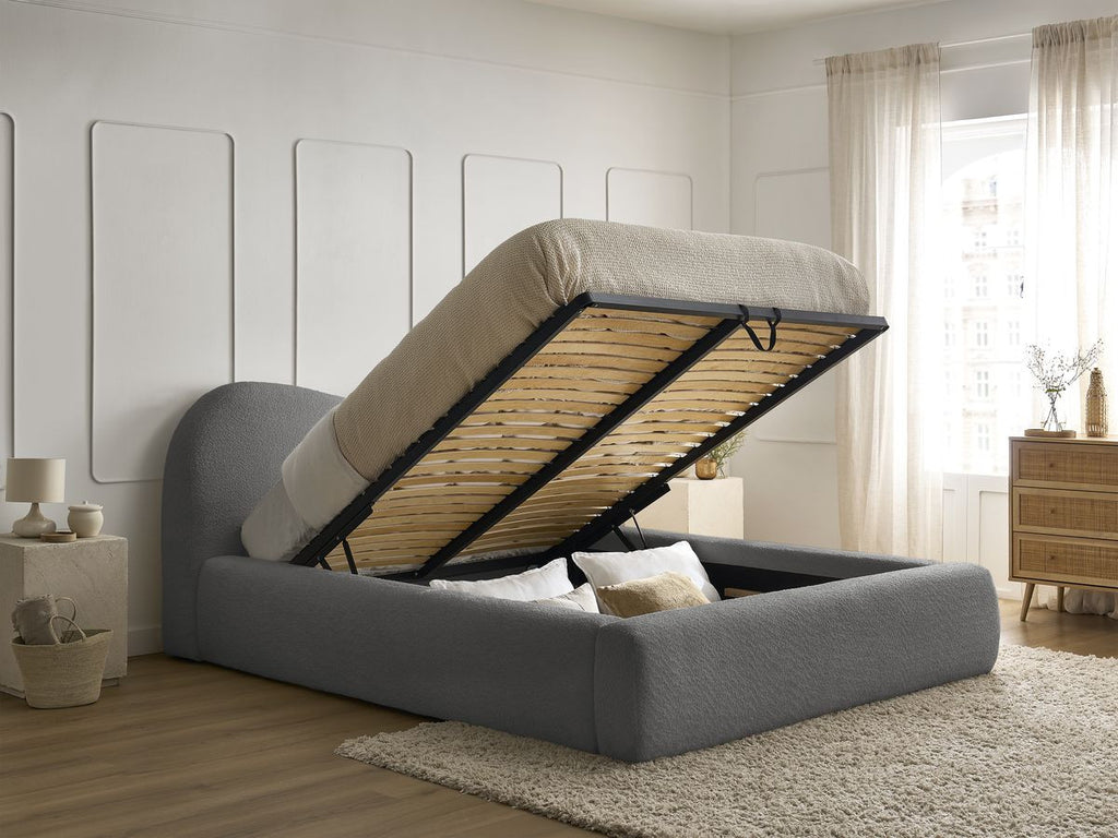 Orlane - Lit Coffre - Tissu Bouclette