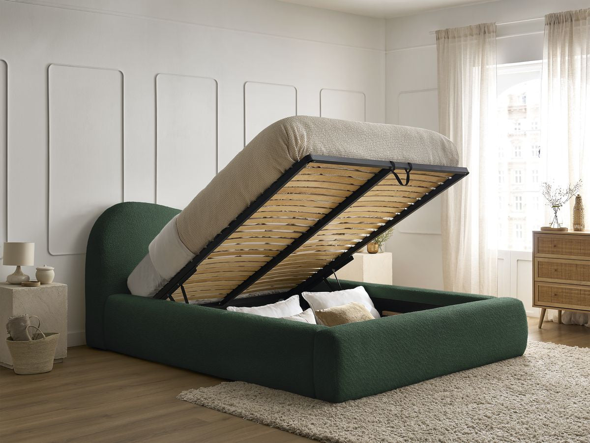 Orlane - Lit Coffre - Tissu Bouclette