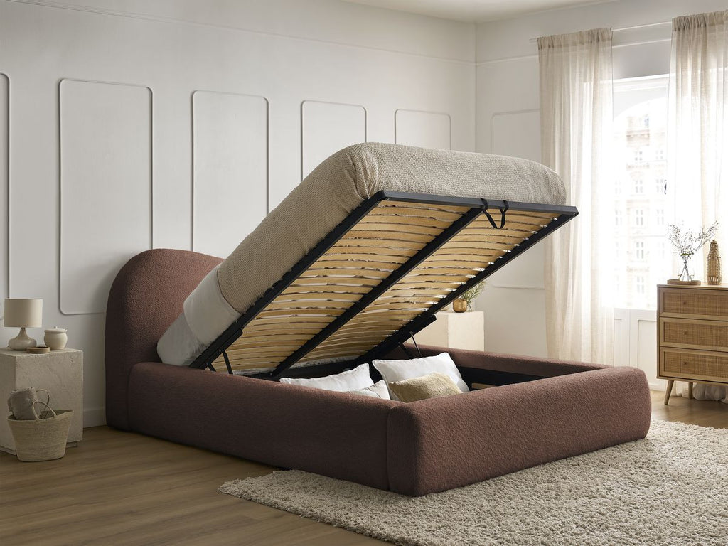 Orlane - Lit Coffre - Tissu Bouclette