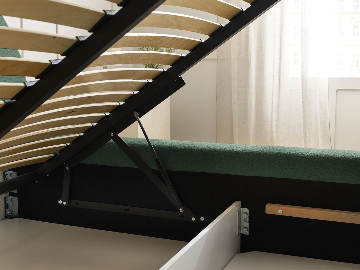Orlane - Lit Coffre - Tissu Bouclette