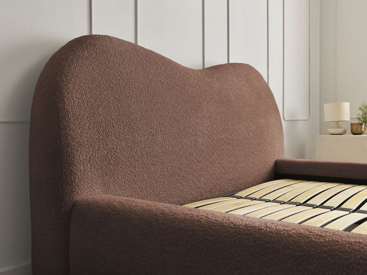 Orlane - Lit Coffre - Tissu Bouclette
