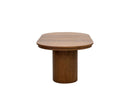 Prado - Table À Manger Ronde Extensible 110 À 210 Cm - Placage Chêne Massif
