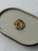 Broche Monet Vintage - Rosace Torsadée
