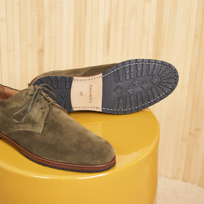 Derbies Le Jeune Étourdi Daim Olive