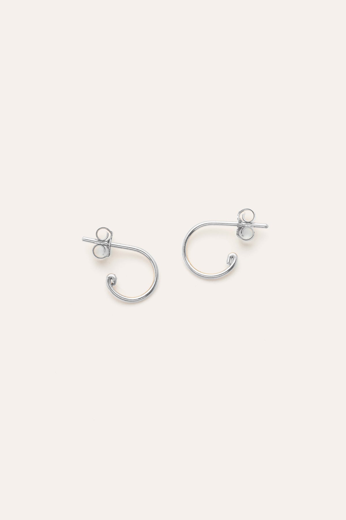Essentiel Mini Hoops - Silver