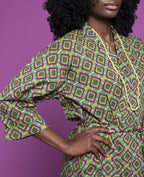 Long Kimono - Famara green