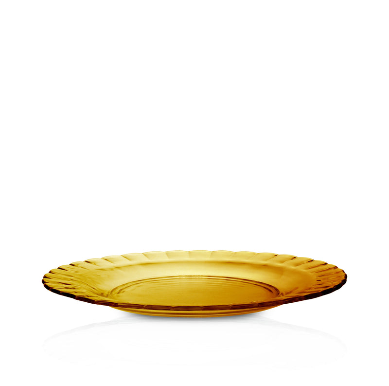 Pack De 6 Assiettes Picardie - Vermeil - 23Cm