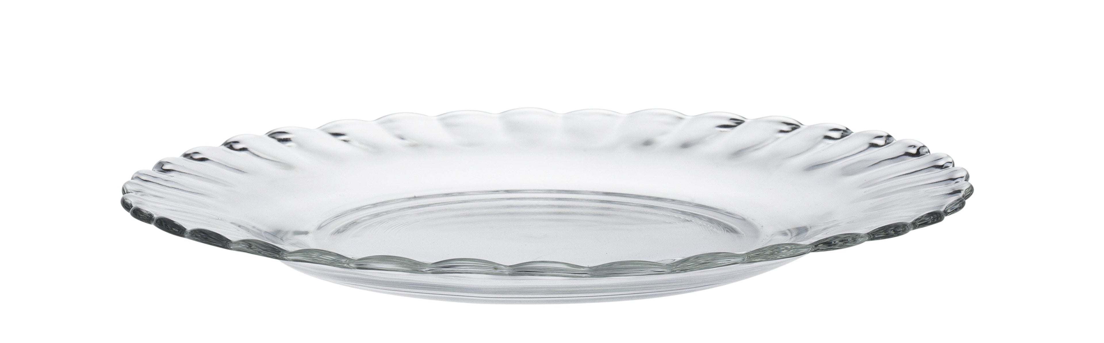 Pack De 6 Assiettes Picardie - Transparent - 20,5Cm