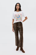 Pantalon Olwen Lyra Leopard Black
