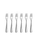 6 Fourchettes Gâteau - Alpha - Inox