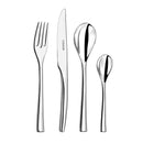 Cutlery Set 50 Pieces - Square - Stainless Steel
