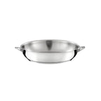 Eclipse - 1 Wok 28cm + 1 Frying Pan 24cm + 1 Removable Handle - Stainless Steel