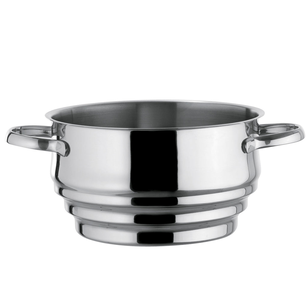 Elysée - 1 Faitout Inox 24cm + Couvercle + 1 Cuit Vapeur Universel