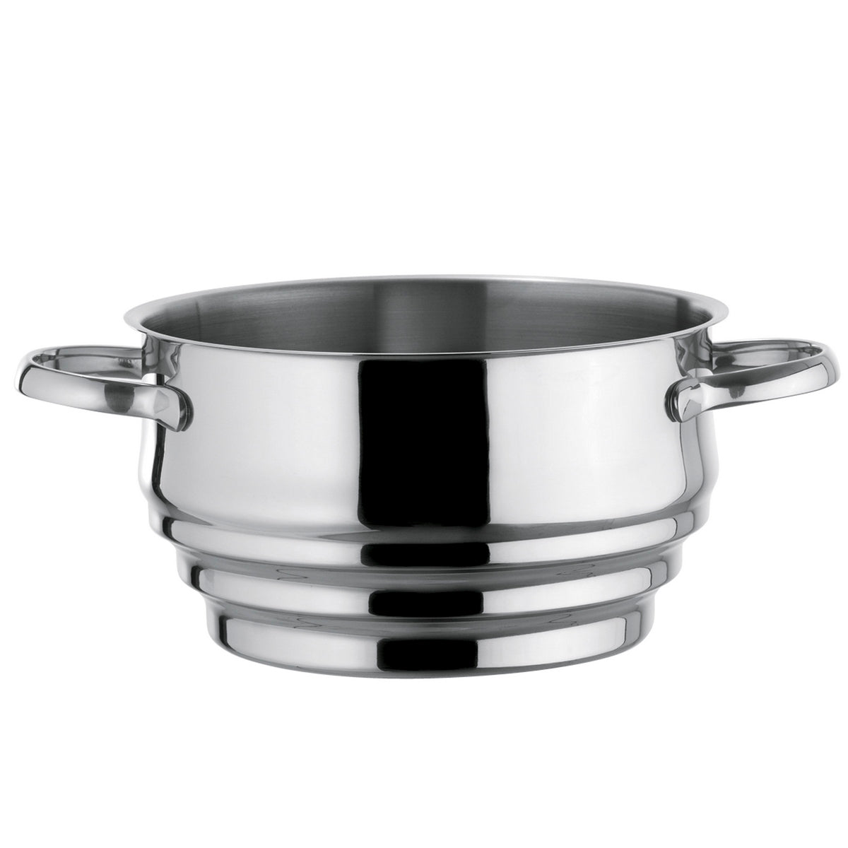 Elysée - 1 Faitout Inox 24cm + Couvercle + 1 Cuit Vapeur Universel