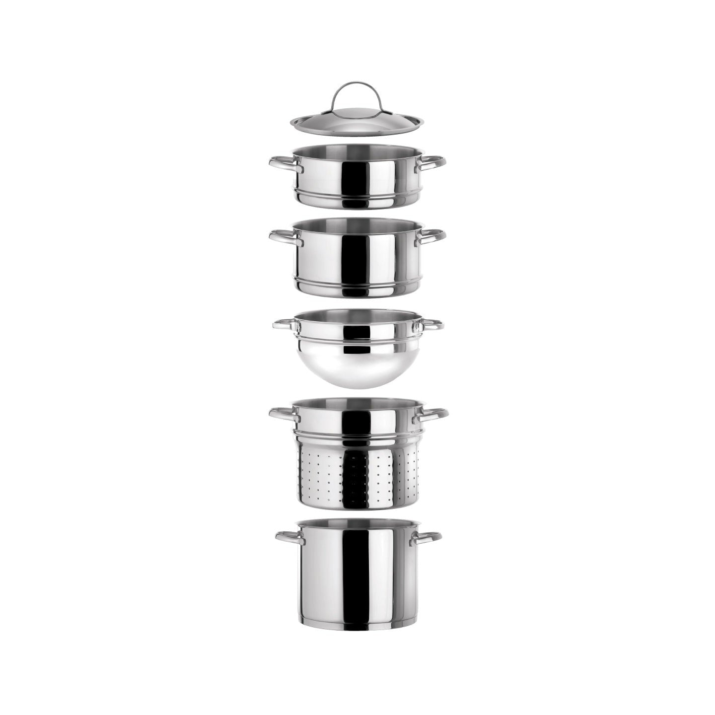Elysée - "Le Cuisinox" Set Cuisson Vapeur 6 Pièces