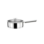 Elysée - Sauteuse 24cm Inox Revêtu Avec Couvercle Universel