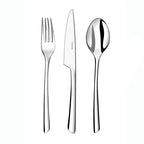 Quel Délice - 18 Piece Starter/Cheese & Dessert Service - Stainless Steel - Stainless steel