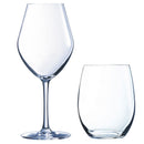 Lot De 6 Verres À Pied - 25cl & 6 Gobelets Hauts - 36cl - Lys