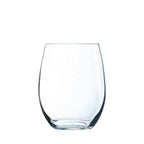 Lys - Juego de 6 Copas de Pie de 25 Cl y 6 Copas Altas de 36 Cl - Cristallin Expert - Translúcido