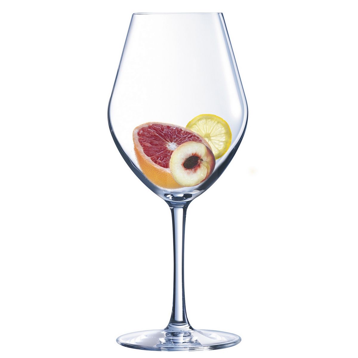 Lys - Juego de 6 Copas con Pie 25Cl y 6 Copas con Pie 35Cl - Cristallin Expert - Translúcido