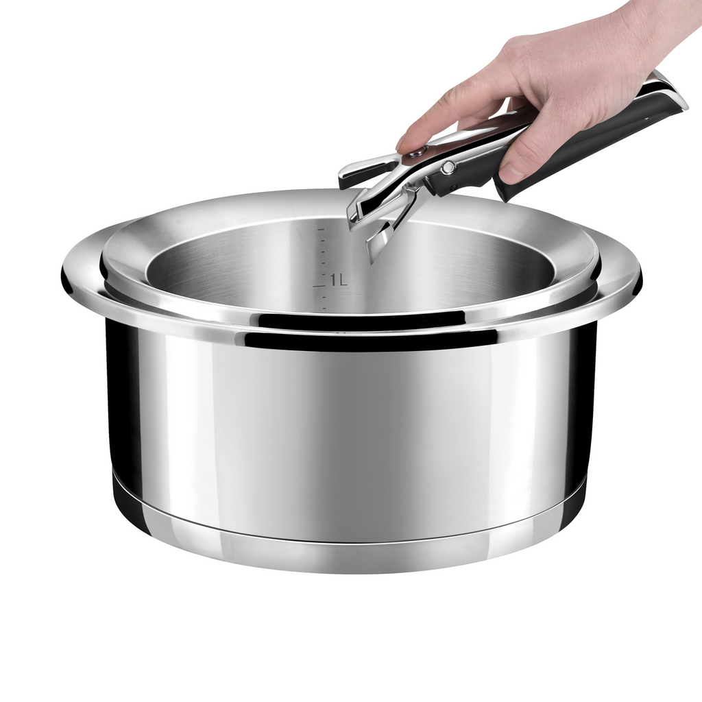 Ycône - Set of 2 Saucepans 16/20cm + 1 Handle