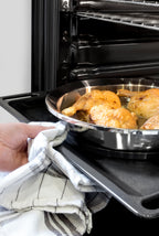Ycône - Frying Pan 24cm Stainless Steel Mirror Finish + Handle