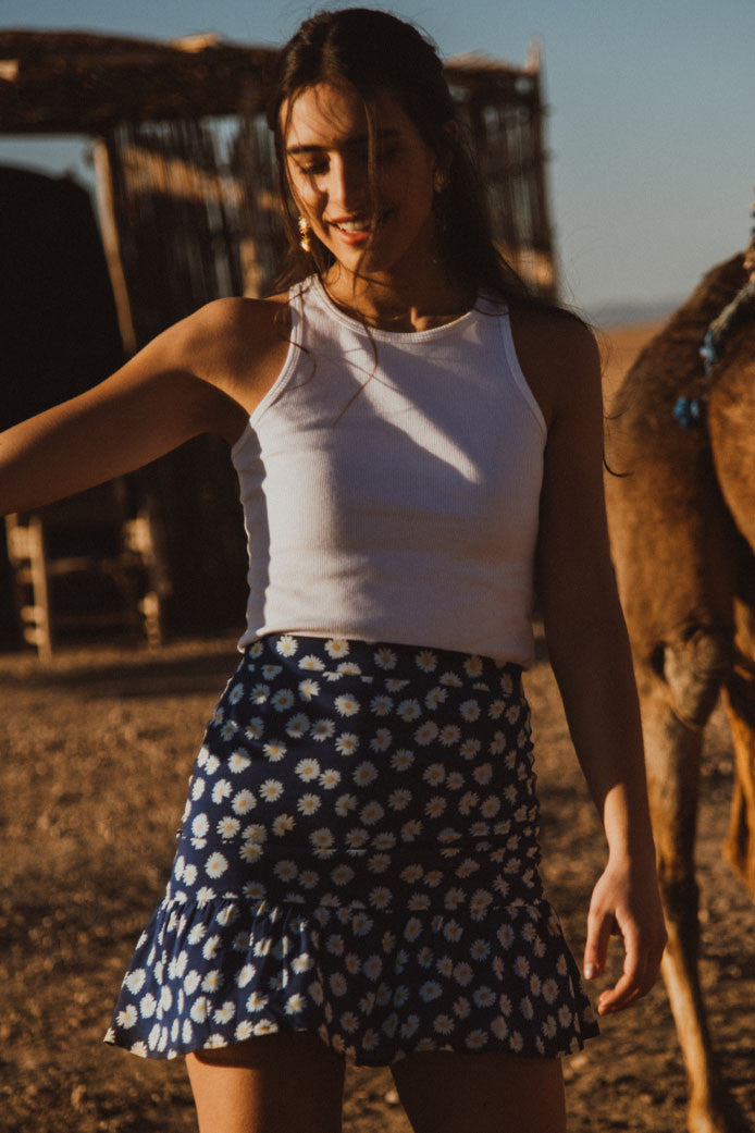 Falda Justine Marguerite Azul
