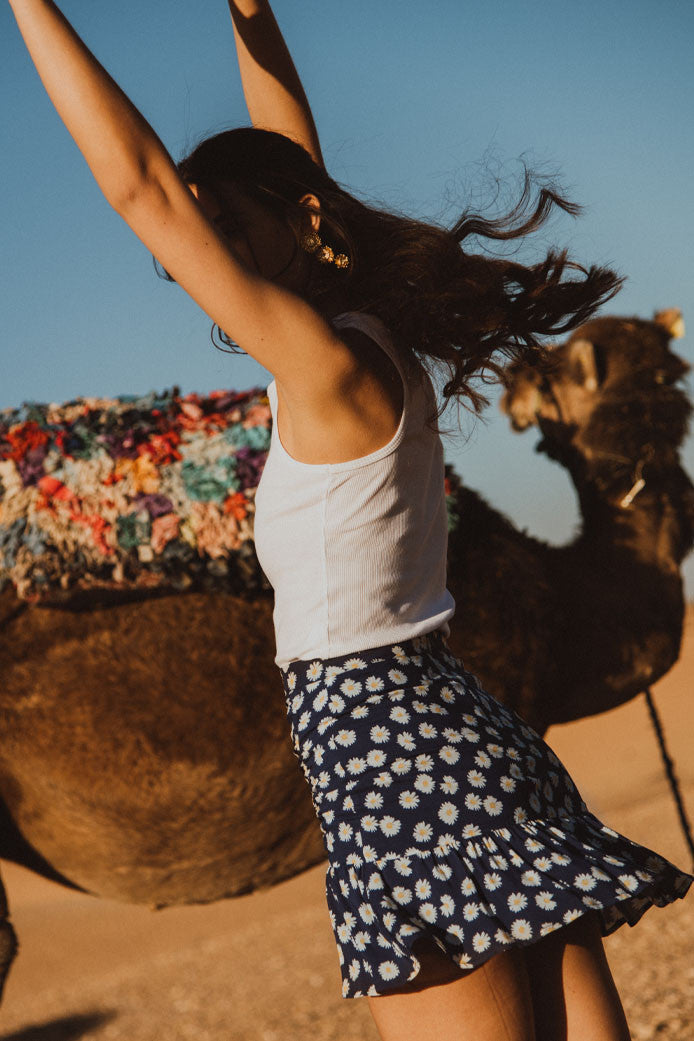 Falda Justine Marguerite Azul