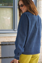 Elise Dark Denim Shirt
