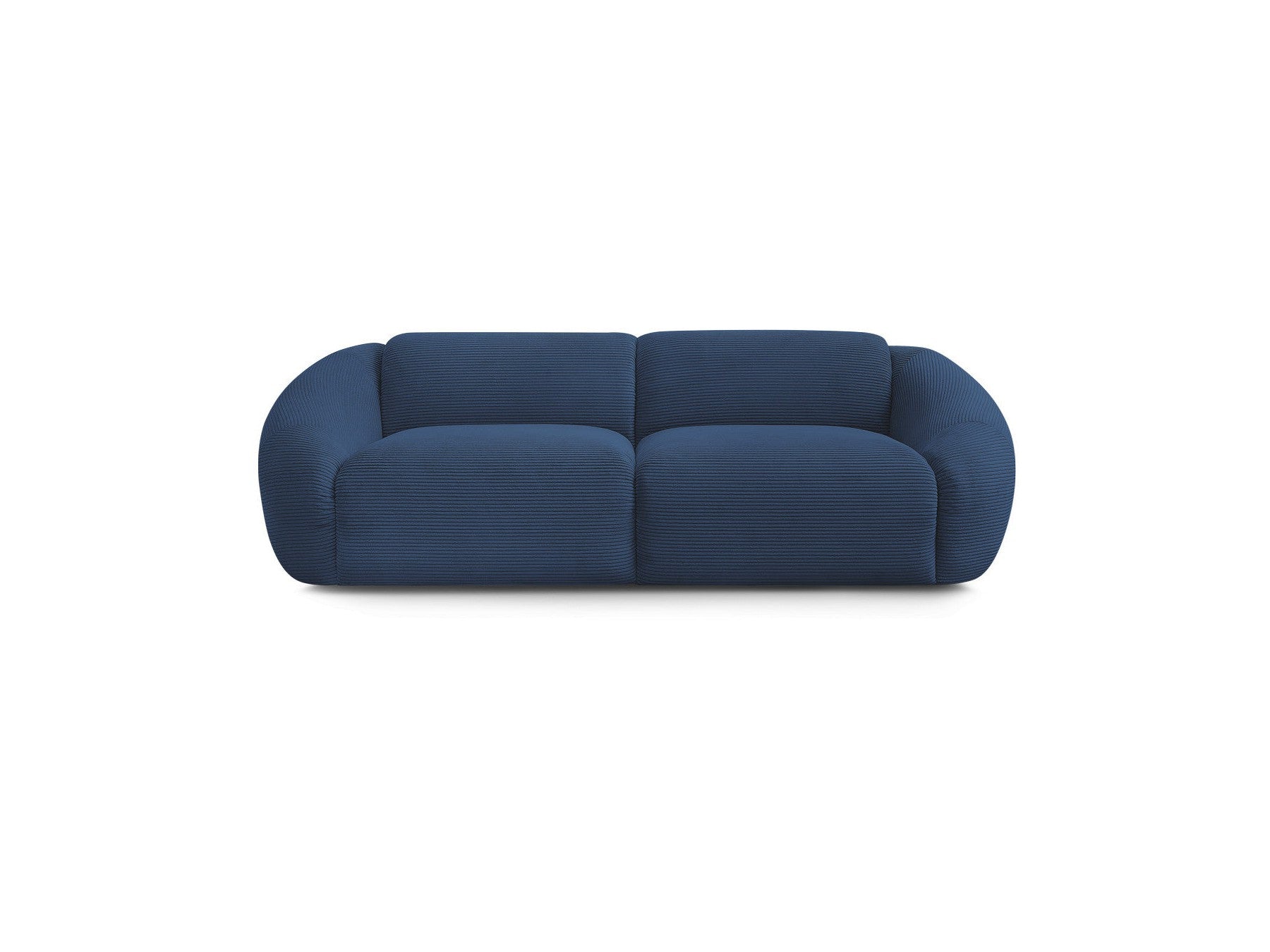 Fixed Straight 3-Seater Sofa - Tina - Corduroy