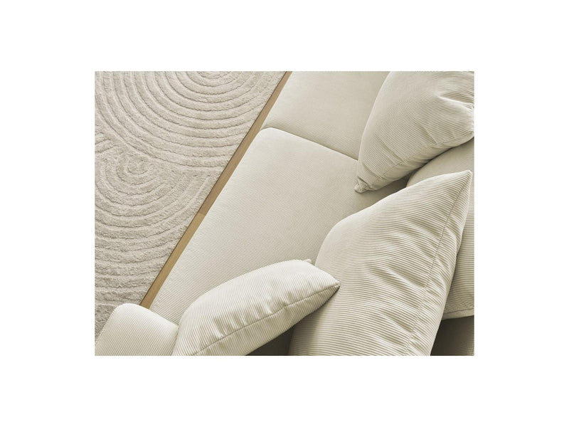 Canapé Droit Fixe 3 Places - Sidonie - Velours Côtelé