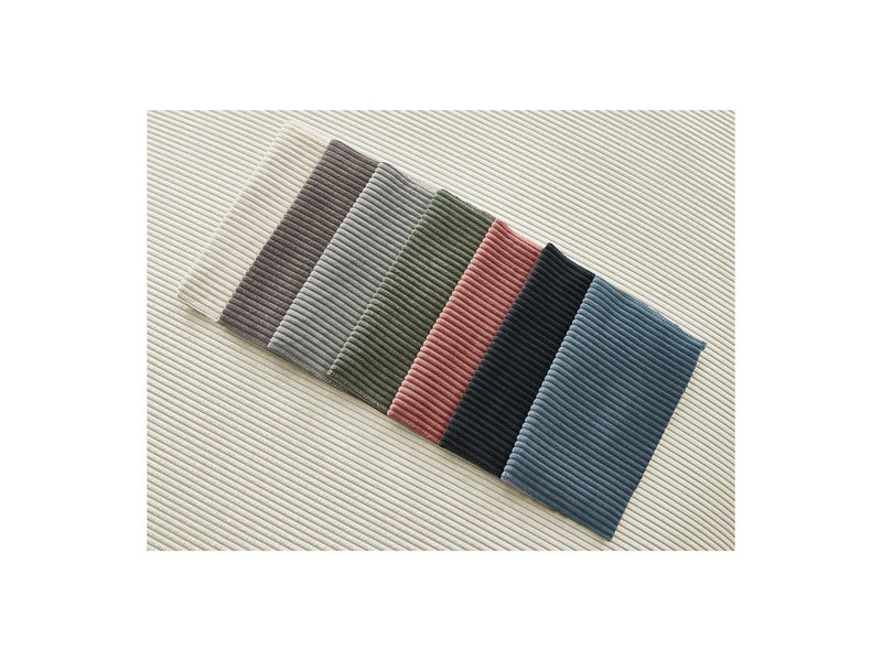 Canapé Droit Fixe 3 Places - Sidonie - Velours Côtelé