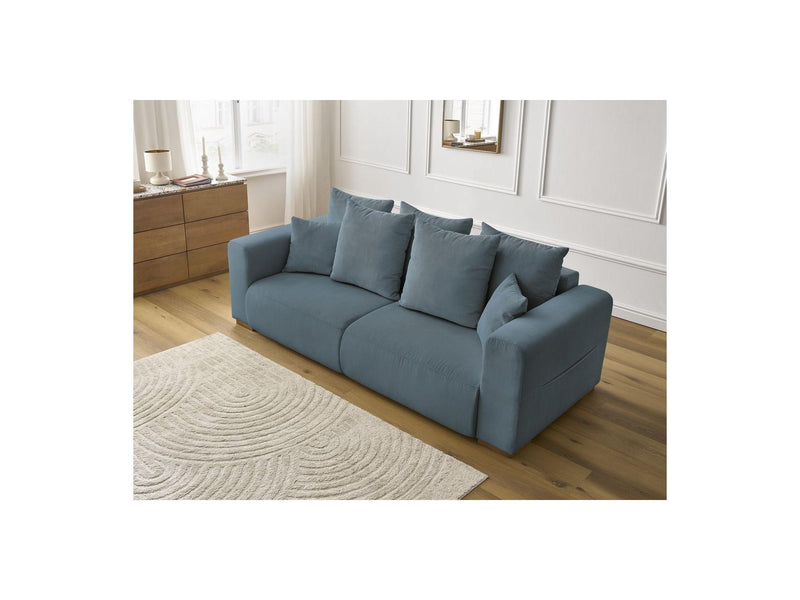 Canapé Droit Fixe 3 Places - Sidonie - Velours Côtelé