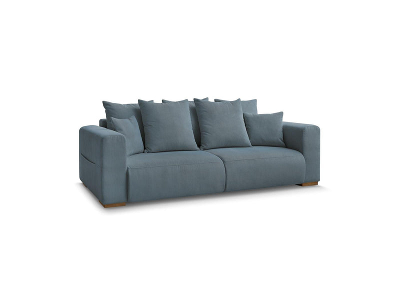 Canapé Droit Fixe 3 Places - Sidonie - Velours Côtelé