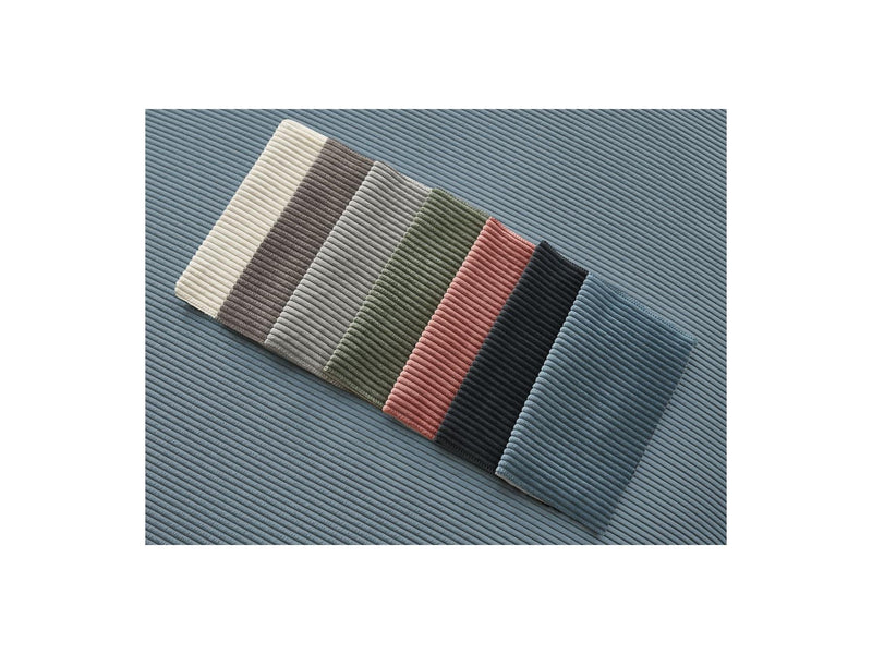 Canapé Droit Fixe 3 Places - Sidonie - Velours Côtelé