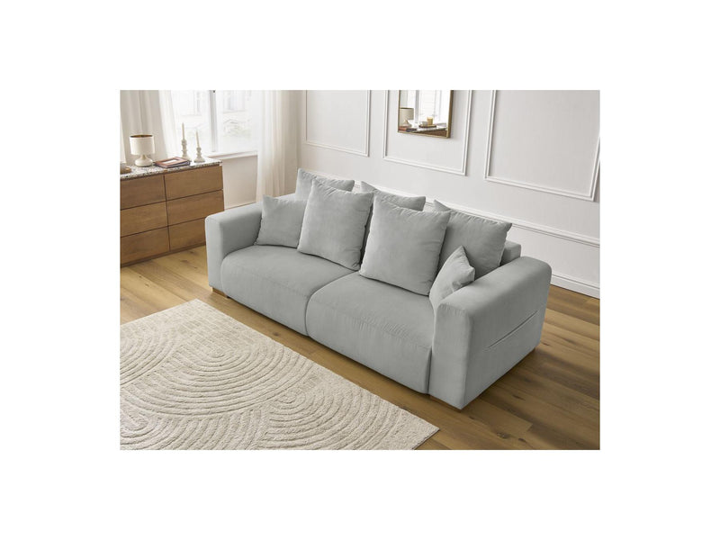 Canapé Droit Fixe 3 Places - Sidonie - Velours Côtelé