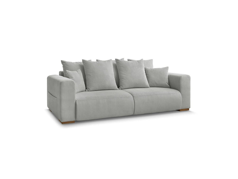 Canapé Droit Fixe 3 Places - Sidonie - Velours Côtelé